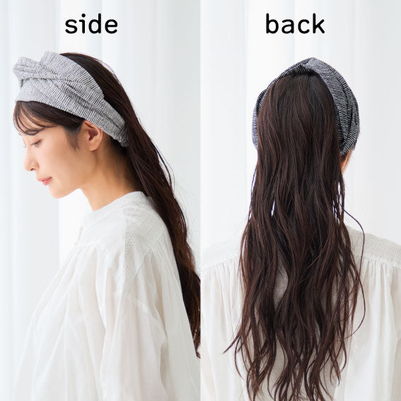 ねじって可愛く！ワイヤー入りヘアターバン