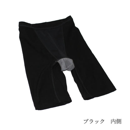 汗ジミ防止直ばきソフトガードル