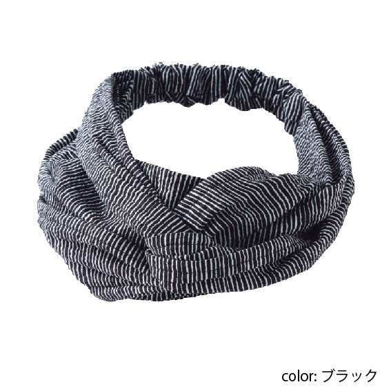 ねじって可愛く！ワイヤー入りヘアターバン