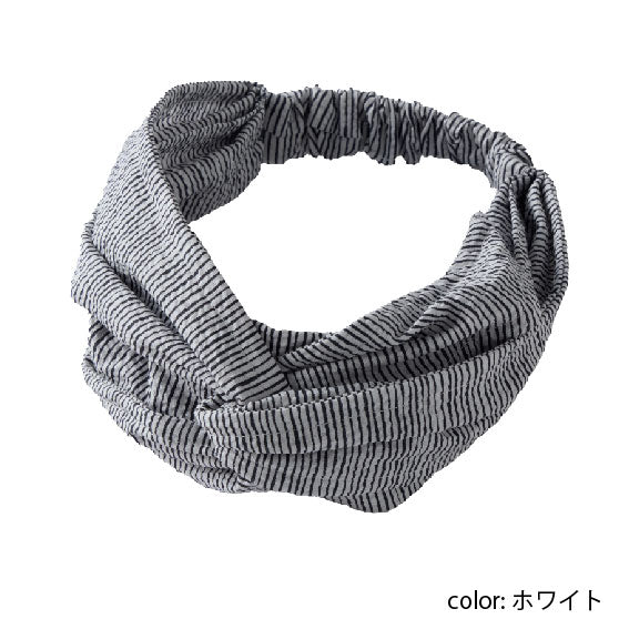 ねじって可愛く！ワイヤー入りヘアターバン