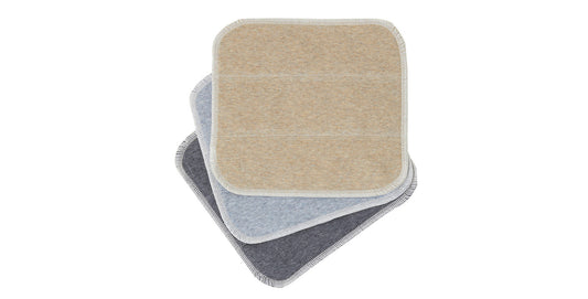 布ナプキン用　ハンカチ型パッド3色組　